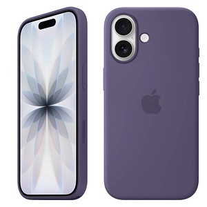 0195950663655 - Silikon Case mit Magsafe Handy-Cover für iPhone 17 nebelviolett