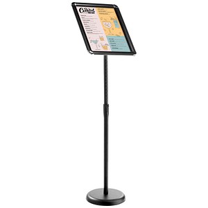 SPRINTIS Infoständer ELEVATE schwarz DIN A4 21,0 x 29,7 x 65,0 - 100,0 cm, 1 St.