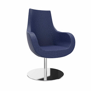 4260761571096 - Besuchersessel Pirum dunkelblau chrome Stoff 4260761571096 - Besuchersessel Pirum dunkelblau chrome Stoff