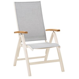 8719979476199 - BEST Klappstuhl mit Armlehnen Cavalese sand Metall 1 St