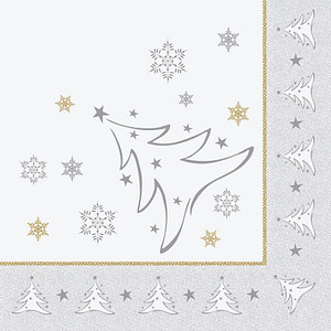 4002911871058 - 50 PAPSTAR Servietten X-Mas Elegance X-Mas Elegance 4002911871058 PAPSTAR 50 Stück 4002911871058 - 50 PAPSTAR Servietten X-Mas Elegance X-Mas Elegance 4002911871058 PAPSTAR 50 Stück