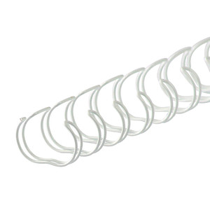 4250504506409 - 50 Drahtbinderücken weiß für 100 Blatt 4250504506409 50 Stück 4250504506409 - 50 Drahtbinderücken weiß für 100 Blatt 4250504506409 50 Stück