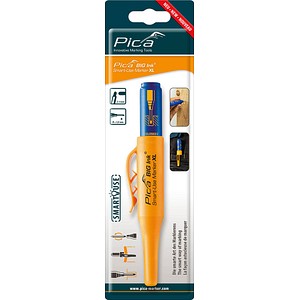 4260056158018 - Permanentmarker Pica BIG Ink Marker XL für glatte & trockene Oberflächen Spezial-Schreibspitze wisch- & wasserfest Schreibfarbe blau