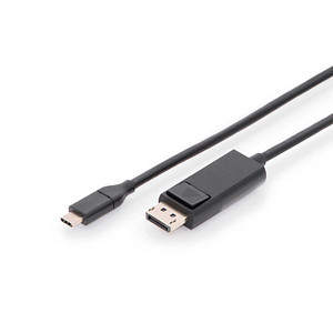 4016032451365 - USB-C® DisplayPort Adapterkabel USB-C® Stecker DisplayPort Stecker 200 m Schwarz AK-300333-020-S Geschirmt doppelt geschirmt USB-C®-Displaykabel 4016032451365 - USB-C® DisplayPort Adapterkabel USB-C® Stecker DisplayPort Stecker 200 m Schwarz AK-300333-020-S Geschirmt doppelt geschirmt USB-C®-Displaykabel