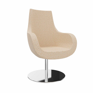 4260761571102 - Besuchersessel Pirum sand chrome Stoff 1 St