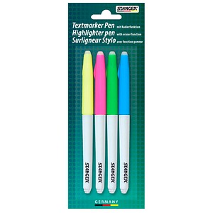 4011886053604 - Eraser Textmarker farbsortiert 4 St