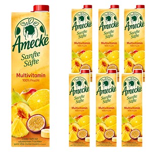 Amecke Sanfte Säfte Multivitamin Direktsaft 6x 1,0 l