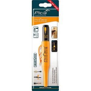 4260056158025 - Permanentmarker Pica BIG Ink Marker XL für glatte & trockene Oberflächen Spezial-Schreibspitze wisch- & wasserfest Schreibfarbe schwarz 4260056158025 - Permanentmarker Pica BIG Ink Marker XL für glatte & trockene Oberflächen Spezial-Schreibspitze wisch- & wasserfest Schreibfarbe schwarz