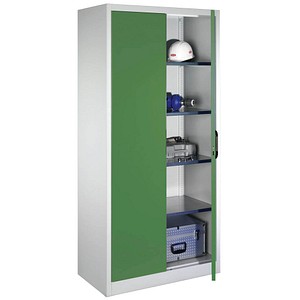 4067521585016 - CP Metallschrank 08921-00 S10116 lichtgrau rededagrün 930 x 500 x 1950 cm aufgebaut 1 St