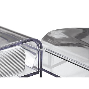 4004360982064 - SIGEL Tischprospekthalter transparent DIN A4 3 Fächern 245 x 170 x 400 cm 1 St