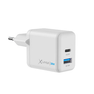 4260458924273 - Xlayer Charger Powercharger 38W USB-C PD Dual Schnellladegerät Schnellladen