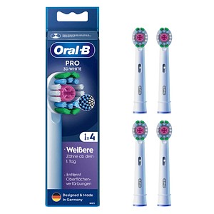 8006540860960 - ORAL-B Pro 3DWhite 4 Stück Aufsteckbürsten
