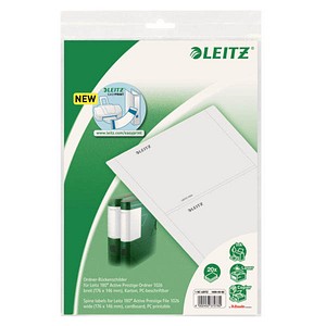 4002432372782 - Rückenschilder 1690 176 x 146 mm weiß zum einstecken für Prestige Active und Solid 4002432372782 10 Blatt