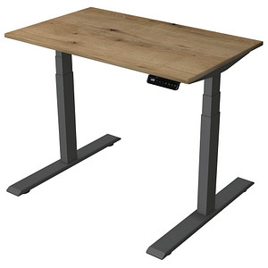 4044917441231 - Sitz-Steh-Schreibtisch Smart office 10179155 elektrisch höhenverstellbar 63-127cm (H) 100cmx60cm (BxT) rechteckig eiche an 4044917441231 - Sitz-Steh-Schreibtisch Smart office 10179155 elektrisch höhenverstellbar 63-127cm (H) 100cmx60cm (BxT) rechteckig eiche an