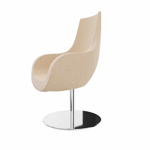 4260761571102 - Besuchersessel Pirum sand chrome Stoff