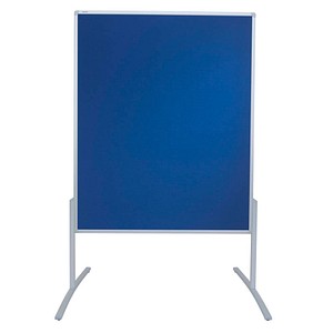 4016946207829 - Moderationstafel Pro Line Hoch- & Querformat beidseitig verwendbar B 1200 x H 1500 mm Filzoberfläche blau