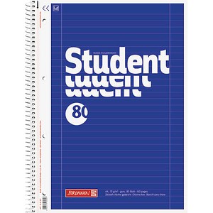 4003273410589 - Collegeblock Student liniert DIN A4 mit Rand 5 St