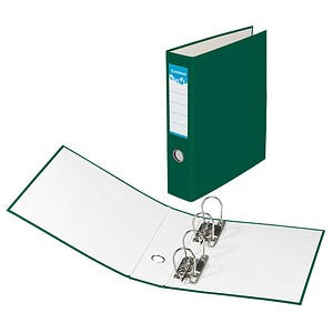 DONAU Doppelordner grün Karton 7,5 cm