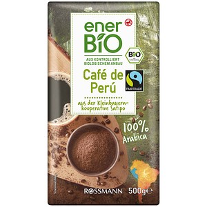 4305615663722 - enerBiO Café de Perú Bio-Kaffee gemahlen Arabicabohnen kräftig 5000 g