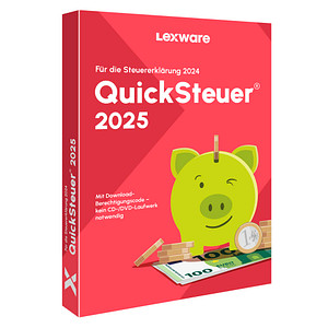 9783648178539 - LEXWARE QuickSteuer 2025 (für das Steuerjahr 2024) Software Vollversion (PKC)