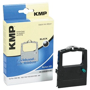 KMP schwarz Farbband ersetzt OKI ML 182/192/193/320/380/390/3320/3390 KMP schwarz Farbband ersetzt OKI ML 182/192/193/320/380/390/3320/3390