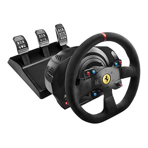 THRUSTMASTER T300 Ferrari Integral Alcantara Edition Lenkrad- und Pedale-Set