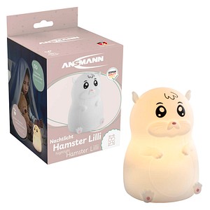 4013674210008 - Nachtlicht Kinder Silikon aufladbar dimmbar 7 Farben Hamster - Ansmann 4013674210008 - Nachtlicht Kinder Silikon aufladbar dimmbar 7 Farben Hamster - Ansmann