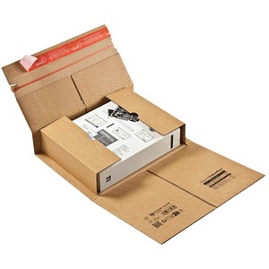 ColomPac® Buchverpackungen 35,5 x 25,0 x 10,5 cm, 20 St.