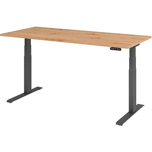 4032062188910 - Schreibtisch VXDKB19 R G elektrisch höhenverstellbar 180x80cm (BxT) rechteckig asteiche graphit 4032062188910 Hammerbacher 4032062188910 - Schreibtisch VXDKB19 R G elektrisch höhenverstellbar 180x80cm (BxT) rechteckig asteiche graphit 4032062188910 Hammerbacher