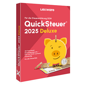 9783648179970 - LEXWARE QuickSteuer Deluxe 2025 (für das Steuerjahr 2024) Software Vollversion (PKC)