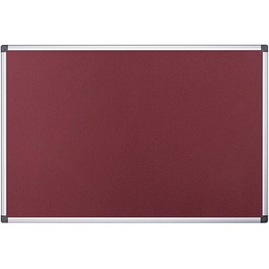 Bi-Office Pinnwand Feuerhemmend 120,0 x 90,0 cm Textil rot