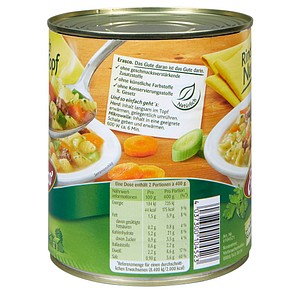 4037300104523 - Rindfleisch Nudel Dosen-Eintopf 4037300104523 800 Gramm 4037300104523 - Rindfleisch Nudel Dosen-Eintopf 4037300104523 800 Gramm