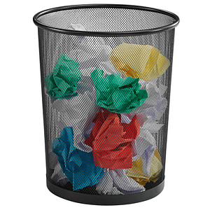 Zeller Meshline Papierkorb 17,5 l anthrazit, 1 St.