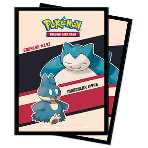 0074427159528 - Sammelkarten-Hüllen Pokémon Snorlax & Munchlax farbsortiert keine Herstellerangabe