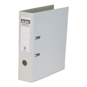 ELBA rado plast Ordner grau Kunststoff 8,0 cm DIN A4 ELBA rado plast Ordner grau Kunststoff 8,0 cm DIN A4