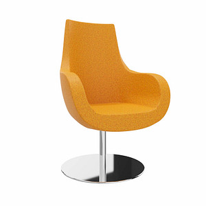 4260761571072 - Besuchersessel Pirum orange chrome Stoff 4260761571072 - Besuchersessel Pirum orange chrome Stoff