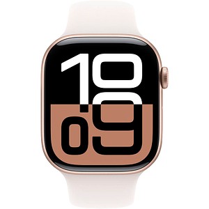 0195949564079 - Smartwatch APPLE Watch Series 10 Aluminium Smartwatches Gr 46 mm Cellular M L Sport Band rosegold (rosa rosegold) 0195949564079 - Smartwatch APPLE Watch Series 10 Aluminium Smartwatches Gr 46 mm Cellular M L Sport Band rosegold (rosa rosegold)