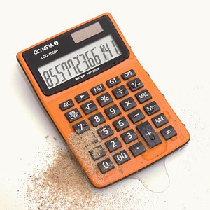 OLYMPIA LCD-1000P Tischrechner orange OLYMPIA LCD-1000P Tischrechner orange