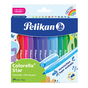 Pelikan Colorella Star C302 Filzstifte farbsortiert, 24 St.