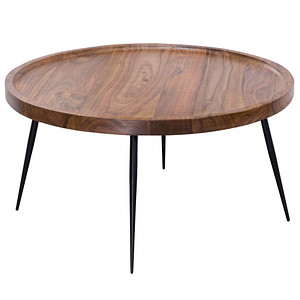 4250950276857 - WOHNLING Couchtisch Massivholz sheesham 750 x 750 x 390 cm