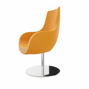 4260761571072 - Besuchersessel Pirum orange chrome Stoff 4260761571072 - Besuchersessel Pirum orange chrome Stoff