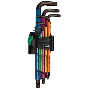 4013288165688 - WERA 5073593001 - Stiftschlüsselsatz Innensechskant 15-10 mm 9-teilig Multico 4013288165688 - WERA 5073593001 - Stiftschlüsselsatz Innensechskant 15-10 mm 9-teilig Multico