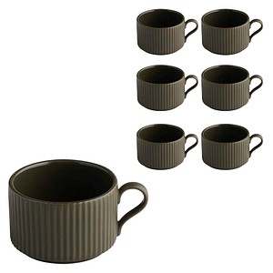 APS Kaffeetasse THE GRID braun 0,2 l, 1 St.
