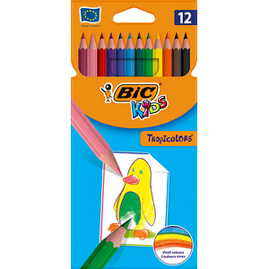 BIC Kids Tropicolor Buntstifte farbsortiert, 12 St.
