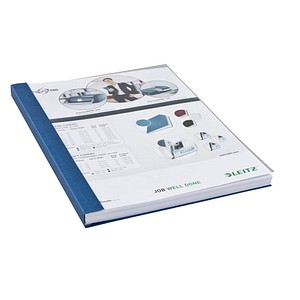 10 LEITZ Buchbindemappen blau 10 LEITZ Buchbindemappen blau