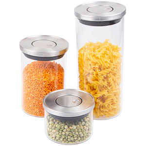 4008256034509 - chg Vorratsdosen-Set Pura 75 150 225 cm hoch transparent 027 08 12 l 1 Set 4008256034509 - chg Vorratsdosen-Set Pura 75 150 225 cm hoch transparent 027 08 12 l 1 Set