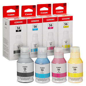 4260473782650 - GI-56 BK C M Y  schwarz cyan magenta gelb Tintenflaschen 4er-Set