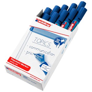 edding 380 Flipchart-Marker blau 1,5 - 3,0 mm, 10 St.