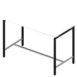 8056039558847 - Stehtisch Creo CRTR0160 37KC 107cm (H) 160x80cm (BxT) rechteckig weiß dunkelgrau 8056039558847 Quadrifoglio 8056039558847 - Stehtisch Creo CRTR0160 37KC 107cm (H) 160x80cm (BxT) rechteckig weiß dunkelgrau 8056039558847 Quadrifoglio