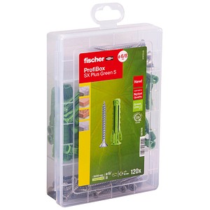 4048962482249 - fischer ProfiBox - SX Plus Green S 567898 Dübel- und Schrauben-Sortiment Ø 45 5 6 8 mm 30 40 55 mm 120 Stück 4048962482249 - fischer ProfiBox - SX Plus Green S 567898 Dübel- und Schrauben-Sortiment Ø 45 5 6 8 mm 30 40 55 mm 120 Stück
